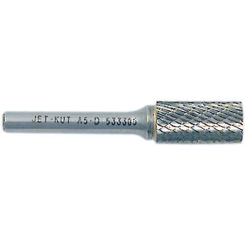 JET-KUT Cylindrical Shape Bur, 1/4" Dia., 1/4" Shank, 5/8" Depth of Cut Sécurité Médic
