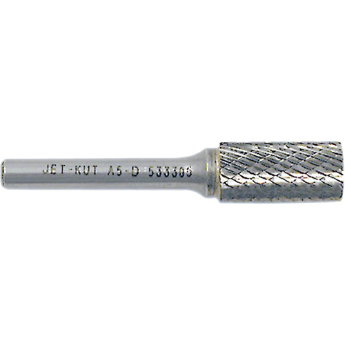 Cylindrical Burr, 5/8" Dia., 1/4" Shank, 1" Depth of Cut Sécurité Médic
