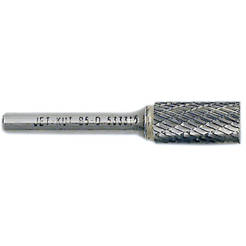 JET-KUT Cylindrical Shape Burr with End Cut, 3/8" Dia., 1/4" Shank, 3/4" Depth of Cut Sécurité Médic