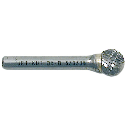 Jet-Kut&reg; Ball Shape Bur, 1/4" Dia., 1/4" Shank, 7/32" Depth of Cut Sécurité Médic