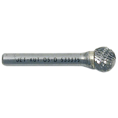 Ball Shape Bur, 1/2" Dia., 1/4" Shank, 7/16" Depth of Cut Sécurité Médic