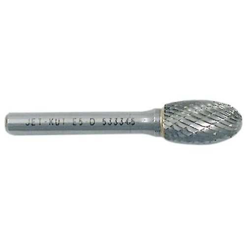 Fraise rotative de forme ovale, 1/2" dia., 1/4" Tige, 7/8" Prof. de la coupe Sécurité Médic