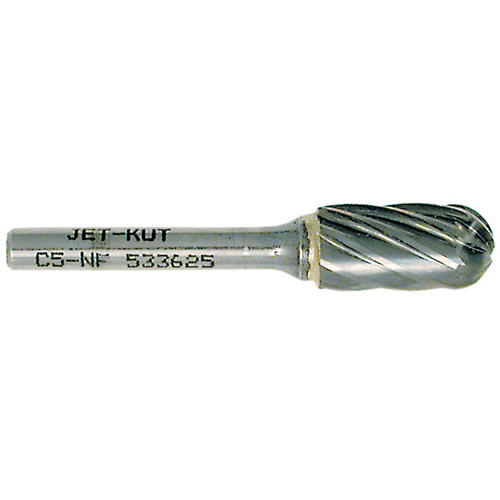 Fraise &agrave; bout sph&eacute;rique pour aluminium et mat&eacute;riaux non ferreux C5-NF JET-KUT, 1/2" dia. Sécurité Médic