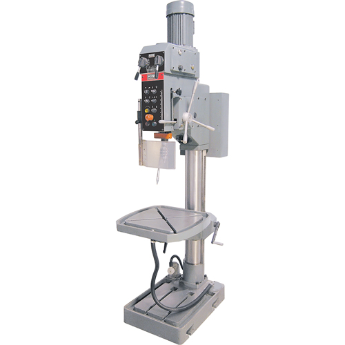 Variable Speed Gearhead Drill Presses, 5/8" Chuck, 2 Speed(s), 22" W x 22" L, #4 Morse Sécurité Médic