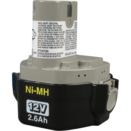 Pod-Style Battery, Ni-MH, 12 V, 2.6 A Sécurité Médic