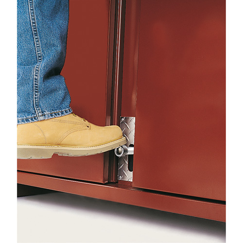 Jobsite Shelf Cabinet, Steel, 47.5 Cubic Feet, Red Sécurité Médic