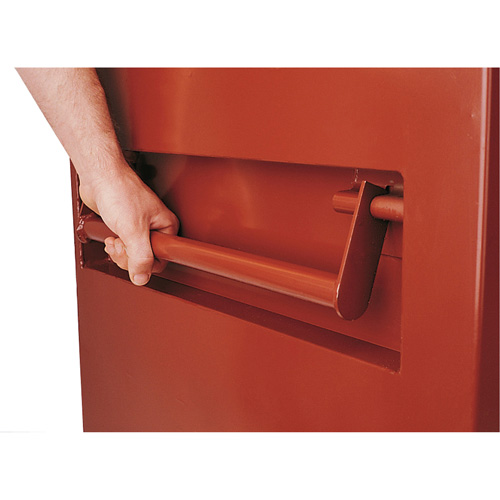 Jobsite Shelf Cabinet, Steel, 47.5 Cubic Feet, Red Sécurité Médic