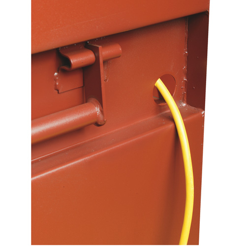Jobsite Shelf Cabinet, Steel, 47.5 Cubic Feet, Red Sécurité Médic