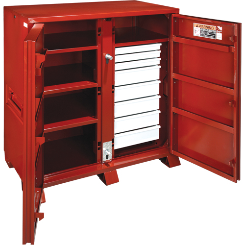Drawer Cabinet, 60-1/8" W x 53-1/4" H x 30-1/4" D, 58.7 Cubic Feet Capacity Sécurité Médic