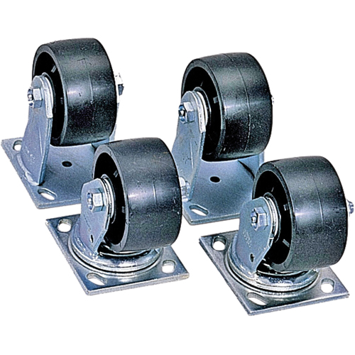 4" Casters Sécurité Médic