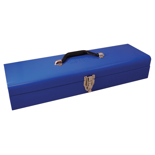 Low Profile Utility Tool Box, 20" D x 6-1/4" W x 5" H, Blue Sécurité Médic