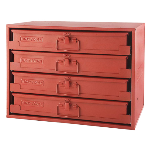 R&acirc;telier avec 4 boîtes &agrave; compartiments, 4 compartiments, 20-1/2" la x 12-1/2" p, 14-5/8" h, Rouge Sécurité Médic