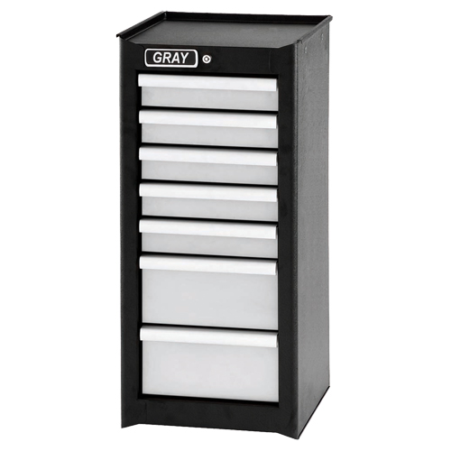 Armoire compl&eacute;mentaire, 7 tiroirs, 14-3/4" la x 18" p x 33,34" h, Noir Sécurité Médic