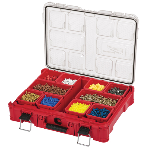 Packout Organizer, 20" x 15" x 5", Black/Red Sécurité Médic