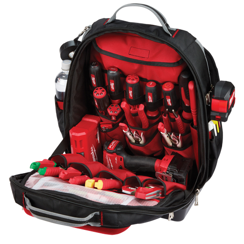 Ultimate Jobsite Backpack, 20" L x 17" W, Black, Ballistic Sécurité Médic