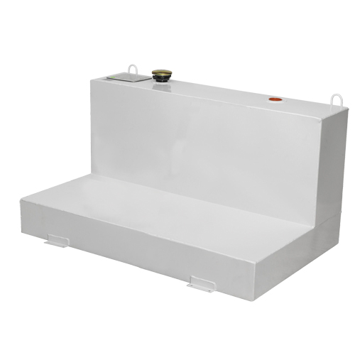 Steel Fuel Transfer Tank, Steel, 100 Gal. Capacity, White Sécurité Médic