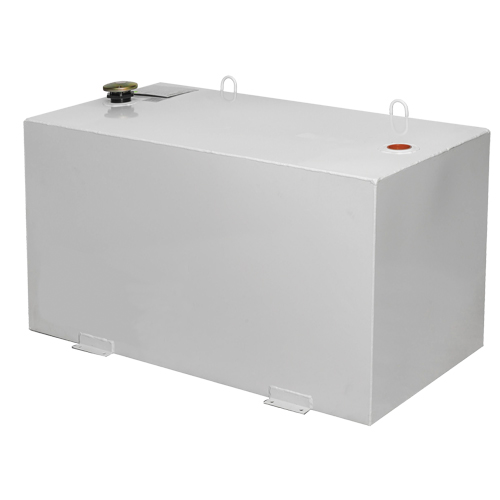 Steel Fuel Transfer Tank, Steel, 100 Gal. Capacity, White Sécurité Médic