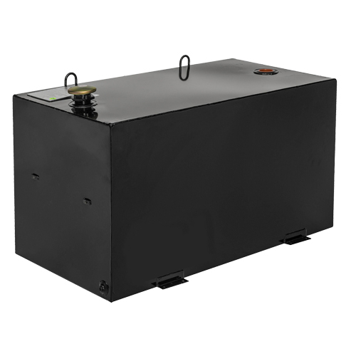 Steel Fuel Transfer Tank, Steel, 100 Gal. Capacity, Black Sécurité Médic