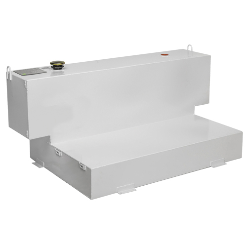 Steel Fuel Transfer Tank, Steel, 100 Gal. Capacity, White Sécurité Médic