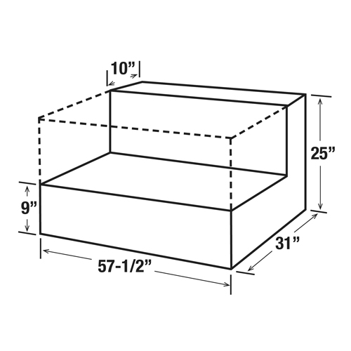 Aluminum Fuel Transfer, Aluminum, 100 Gal. Capacity, Silver Sécurité Médic