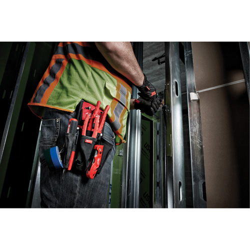 &eacute;tui utilitaire compact, Porte-outil multiple, Nylon, 7 Poches Sécurité Médic