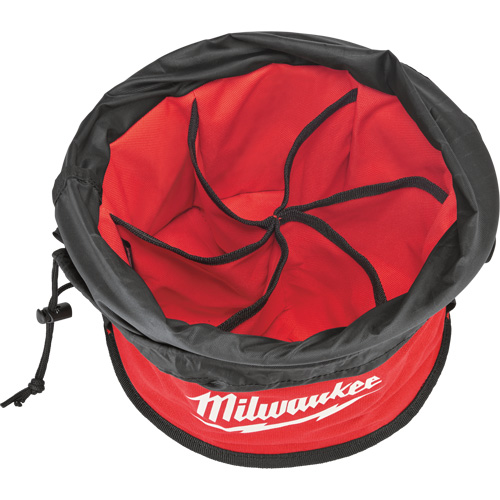 Parachute Organizer Bag, 11-4/5" L x 11-4/5" W x 11" H, Nylon, Black/Red Sécurité Médic