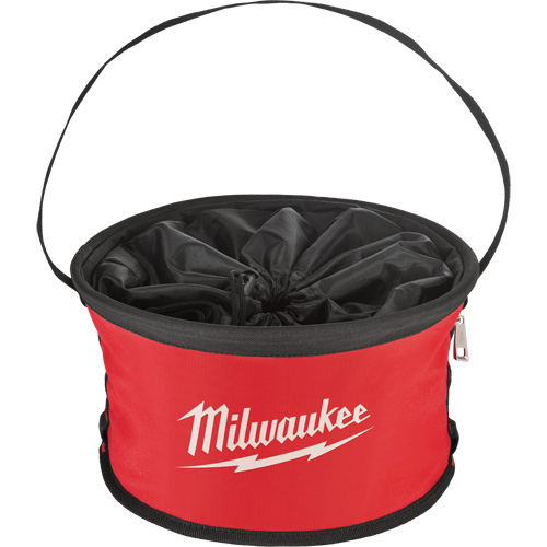 Parachute Organizer Bag, 11-4/5" L x 11-4/5" W x 11" H, Nylon, Black/Red Sécurité Médic
