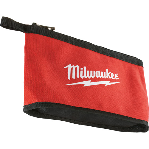 Zipper Pouch, Canvas, 1 Pockets, Black/Red Sécurité Médic