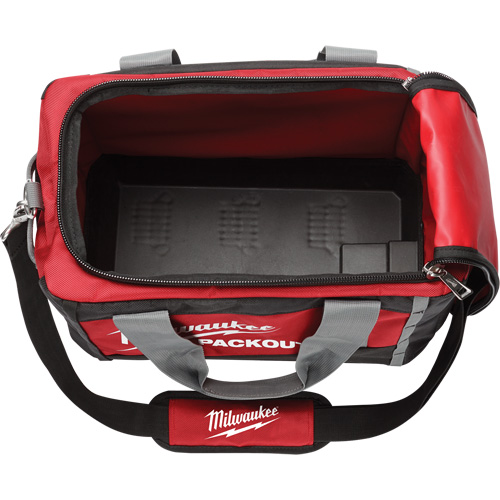 Packout Tool Bag, Ballistic Nylon, 2 Pockets, Black/Red Sécurité Médic