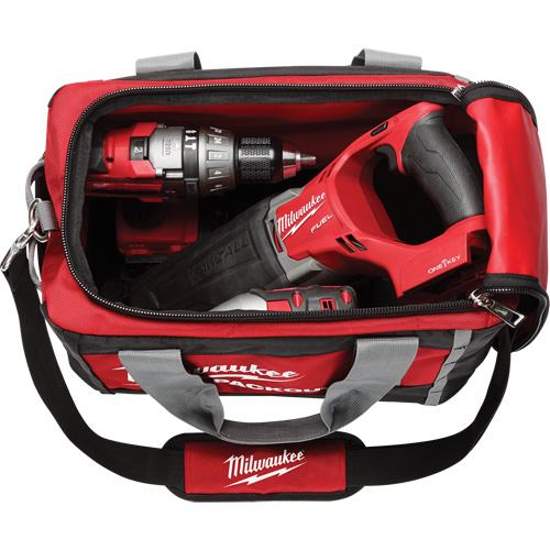 Packout Tool Bag, Ballistic Nylon, 2 Pockets, Black/Red Sécurité Médic