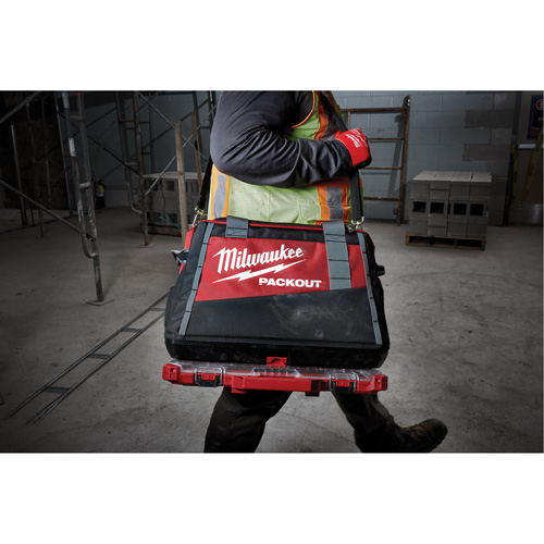 Packout Tool Bag, Ballistic Nylon, 2 Pockets, Black/Red Sécurité Médic