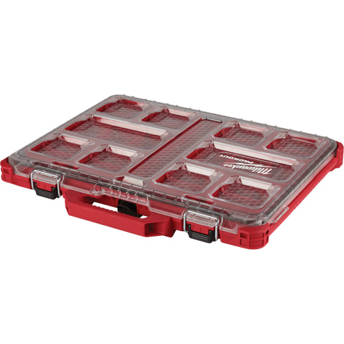 Organisateur profil&eacute; Packout, 19-3/4" x 16-2/5" x 2-1/2", Noir/Rouge Sécurité Médic