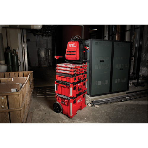 Packout Backpack, 15-3/4" L x 11-4/5" W, Black/Red, Ballistic Sécurité Médic