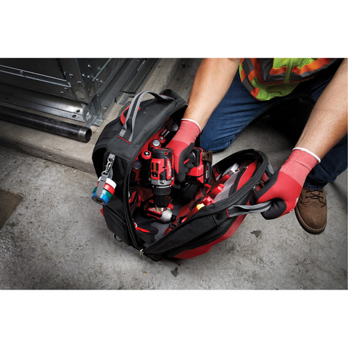 Packout Backpack, 15-3/4" L x 11-4/5" W, Black/Red, Ballistic Sécurité Médic