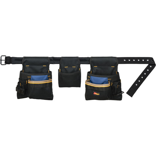 Ceinture &agrave; outils combin&eacute;e de luxe, Polyester, Noir Sécurité Médic