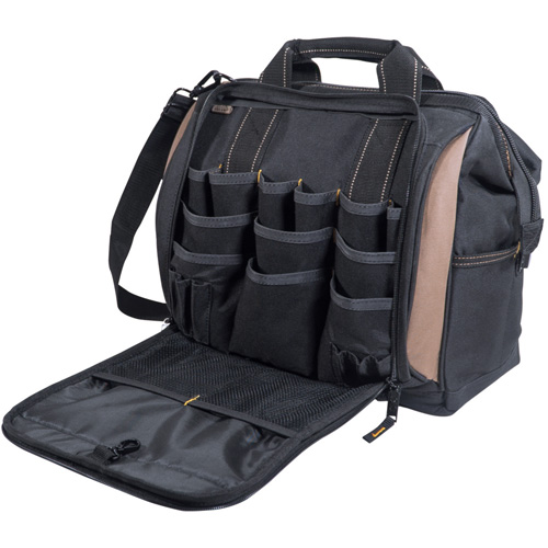 Multi-Compartment Tool Carrier, Polyester, 33 Pockets, Black Sécurité Médic