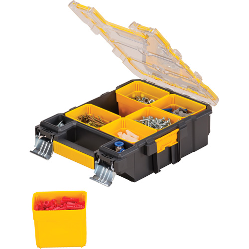 Mid-Size Pro Organizer, 4-1/2" W x 10-1/4" D x 13-3/5" H, Black/Yellow Sécurité Médic