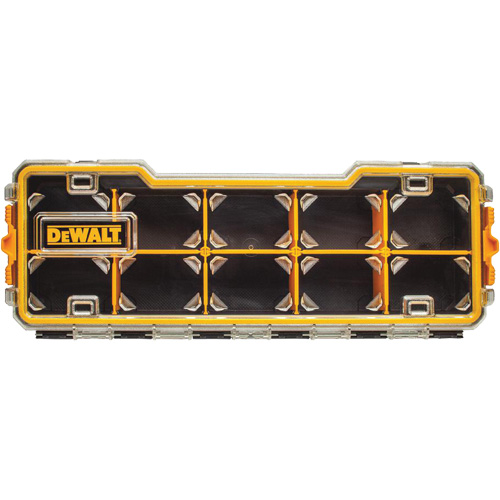 Compartment Pro Organizer, 6-5/8" W x 17-5/8" D x 2-7/8" H, Black/Yellow Sécurité Médic