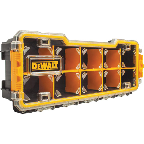Compartment Pro Organizer, 6-5/8" W x 17-5/8" D x 2-7/8" H, Black/Yellow Sécurité Médic