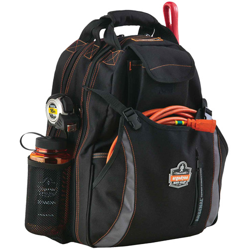 Sac &agrave; dos pour outils 5843 Arsenal, 13-1/2" lo x 8-1/2" la, Noir, Polyester Sécurité Médic