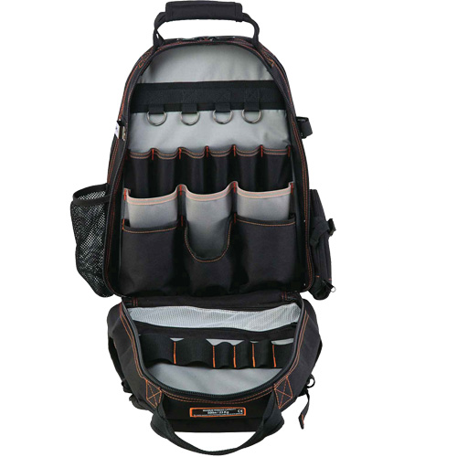 Sac &agrave; dos pour outils 5843 Arsenal, 13-1/2" lo x 8-1/2" la, Noir, Polyester Sécurité Médic