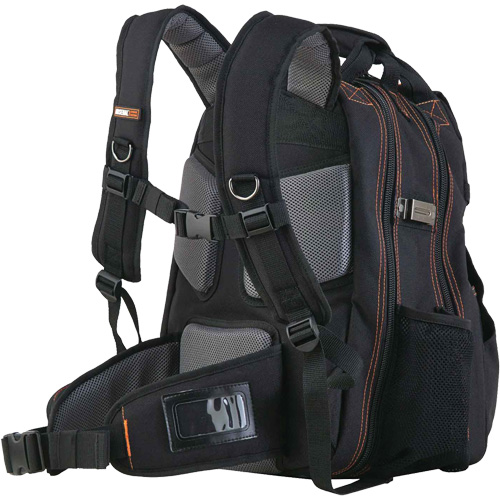 Sac &agrave; dos pour outils 5843 Arsenal, 13-1/2" lo x 8-1/2" la, Noir, Polyester Sécurité Médic