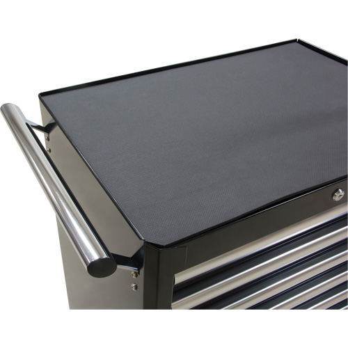 Industrial Tool Cart, 7 Drawers, 27" W x 18-3/4" D x 39" H, Black Sécurité Médic