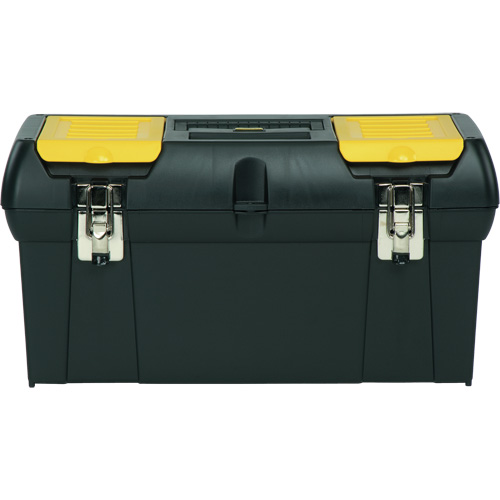 2000 Series Tool Box with Tray, 24" W x 11-1/4" D x 11" H, Black/Yellow Sécurité Médic