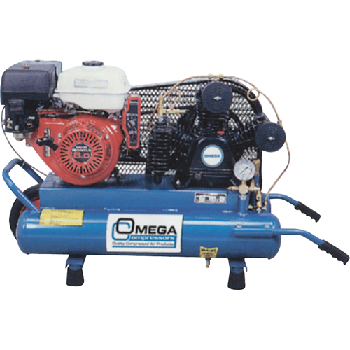 Contractor Series Air Compressors, Gas, 6.6 Gal. (8 US Gal), 175 PSI Sécurité Médic