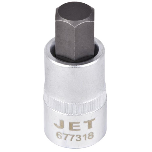Bit Socket, Hex, 1/2" x 2" L, 1/2" Drive Sécurité Médic