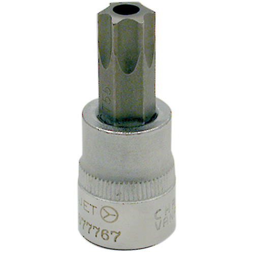 Douille &agrave; embout, Torx inviolable, T-55 x 2" lo, Prise 3/8" Sécurité Médic