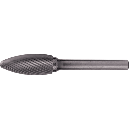 CLEVELAND Solid Carbide Burrs - Flame Shaped, 1/8" Shank Sécurité Médic