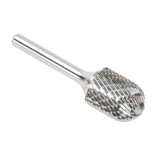 CLEVELAND Solid Carbide Burrs - Cylinder Shape with Ball Nose, SC-7, 3/4" Dia., 25.4 mm Depth of Cut Sécurité Médic