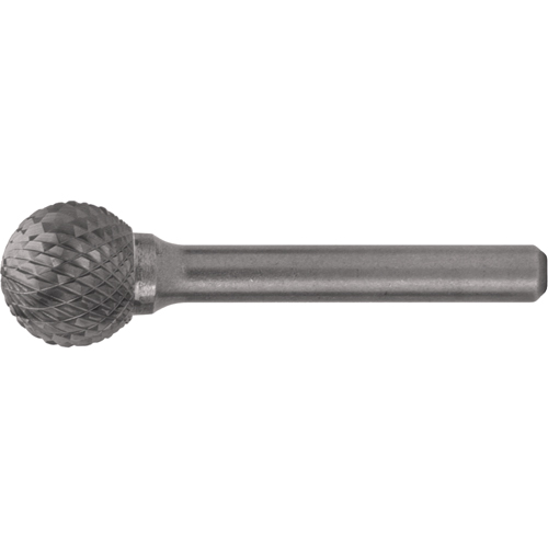 CLEVELAND Solid Carbide Burrs - Ball Shape, 1/2" Dia., 1/4" Shank Sécurité Médic